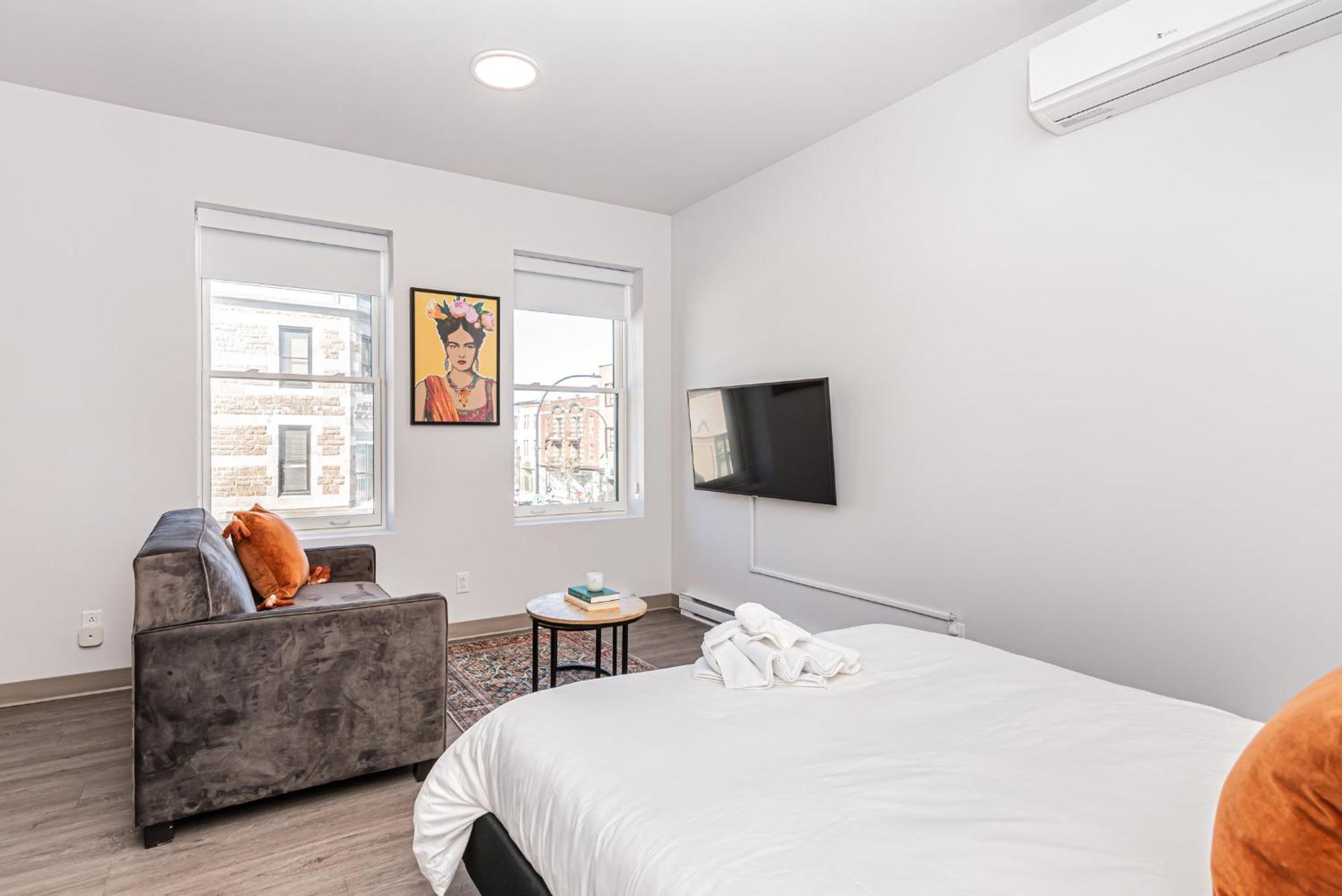Wonderful New Studio Close To Mount Royal By Den Stays 蒙特利尔 客房 照片