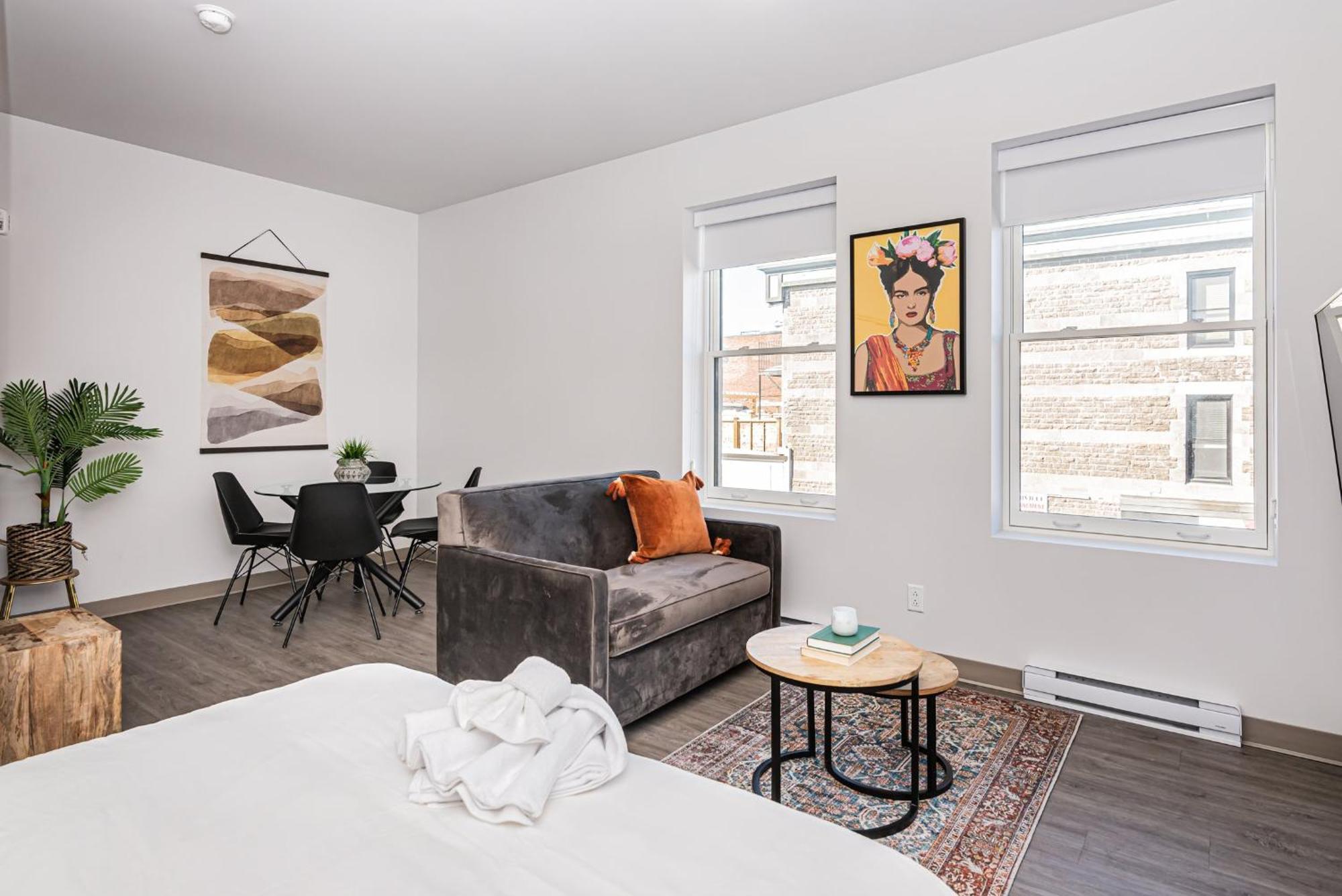 Wonderful New Studio Close To Mount Royal By Den Stays 蒙特利尔 客房 照片