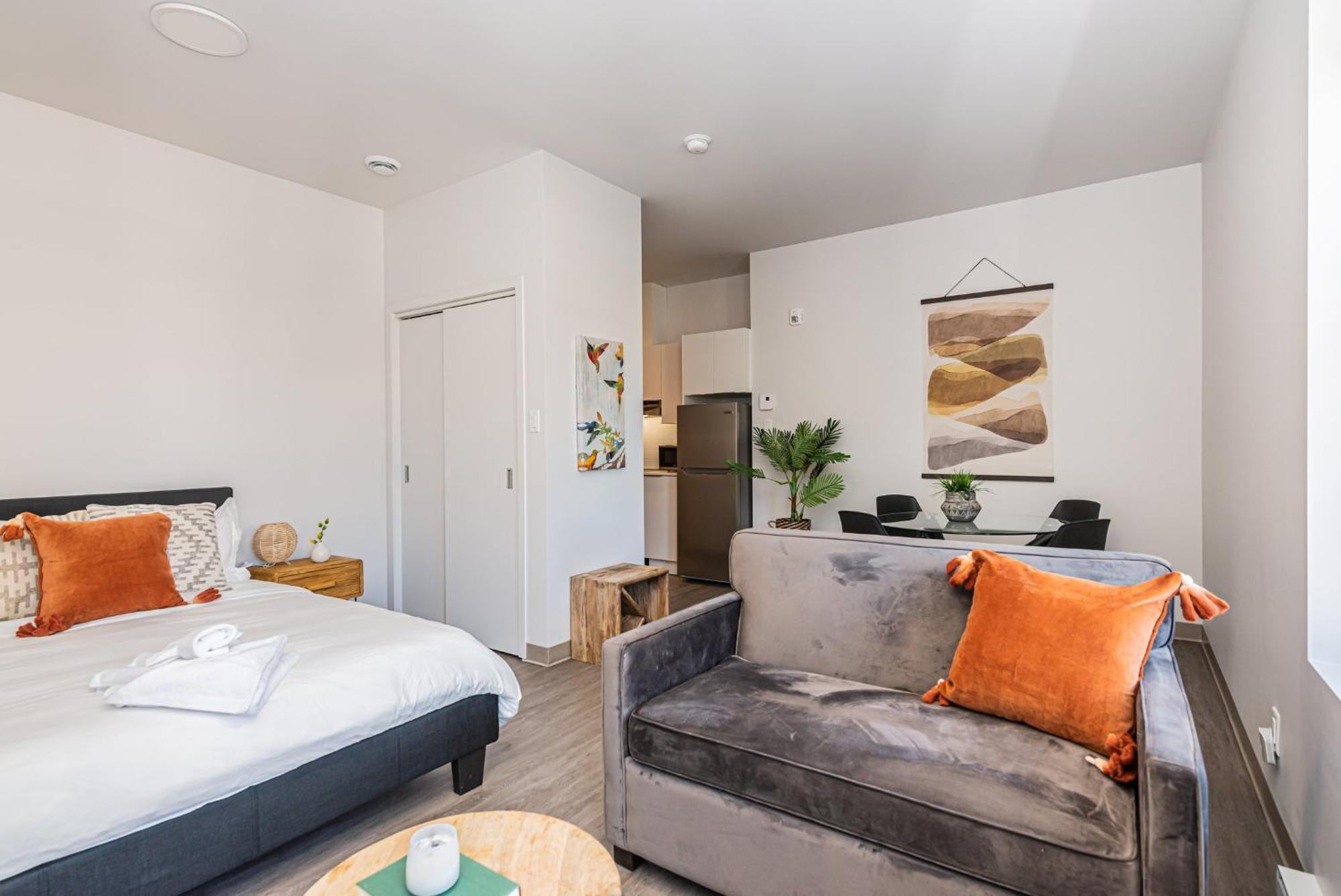 Wonderful New Studio Close To Mount Royal By Den Stays 蒙特利尔 客房 照片